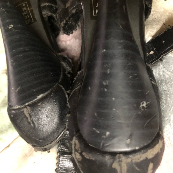 541 Black worn heels platforms size 6 - Picture 8 of 11